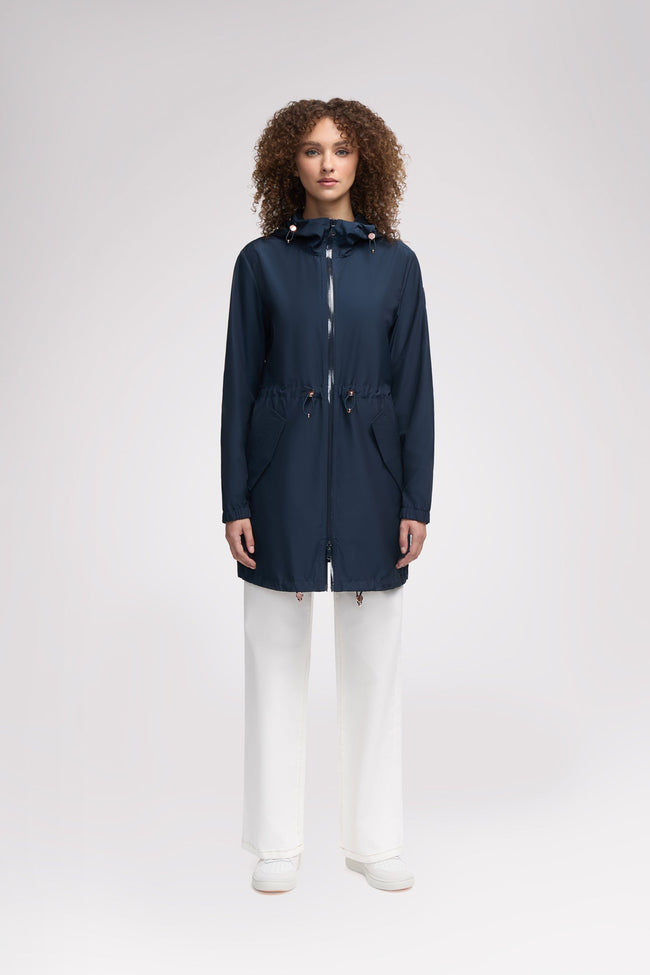 Galena Women's Hooded Short Raincoat