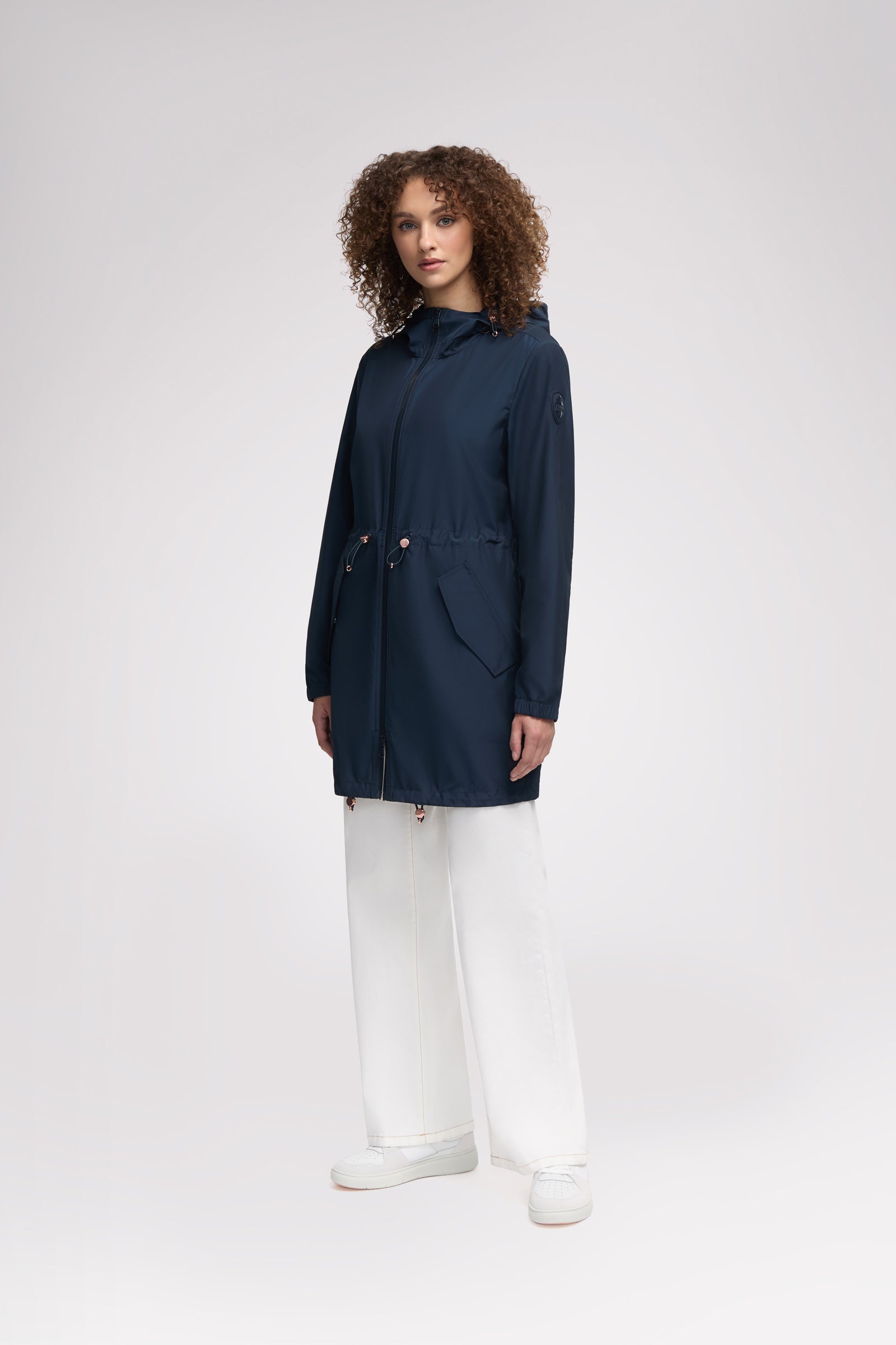 Galena Women's Hooded Short Raincoat