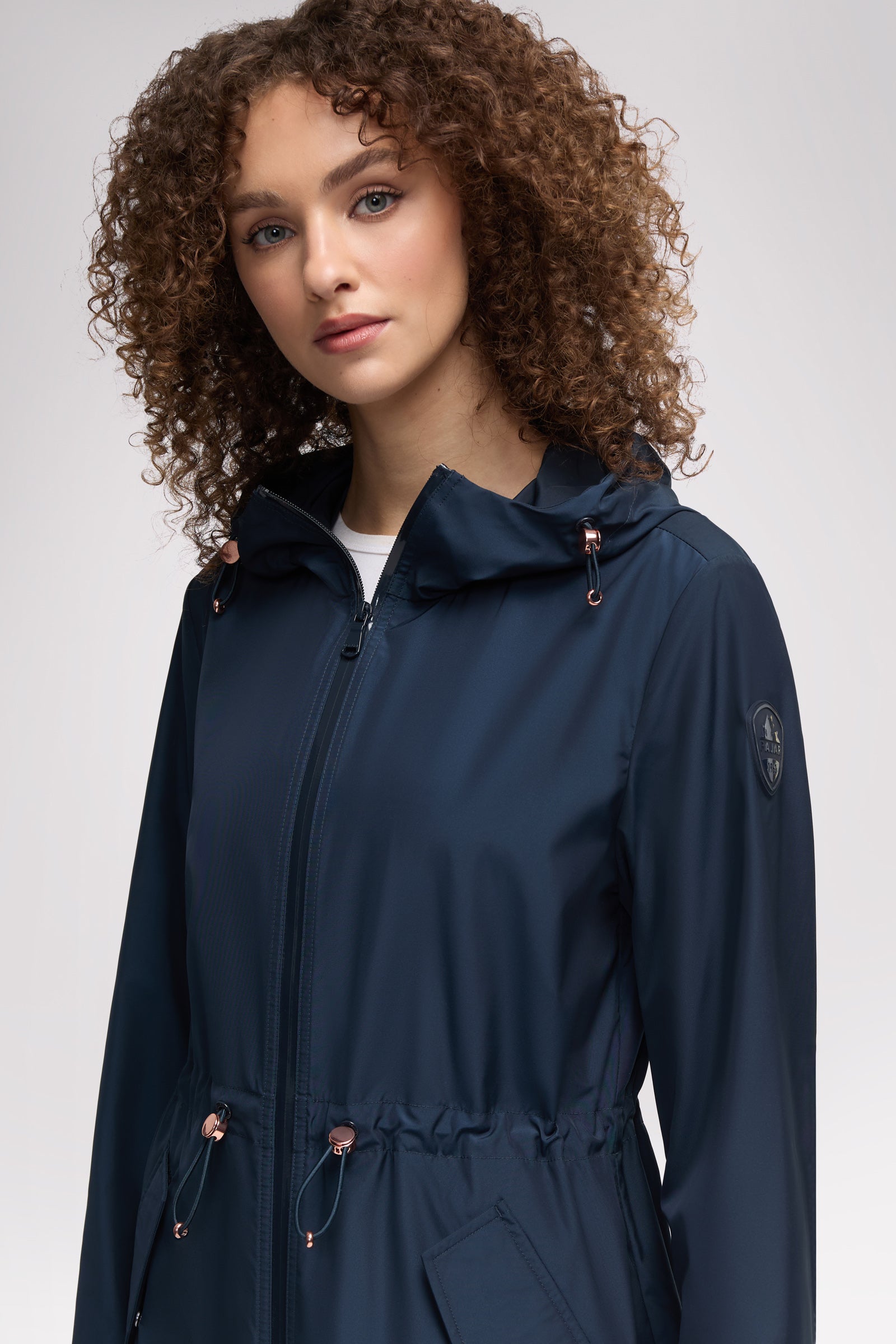 Galena Women's Hooded Short Raincoat