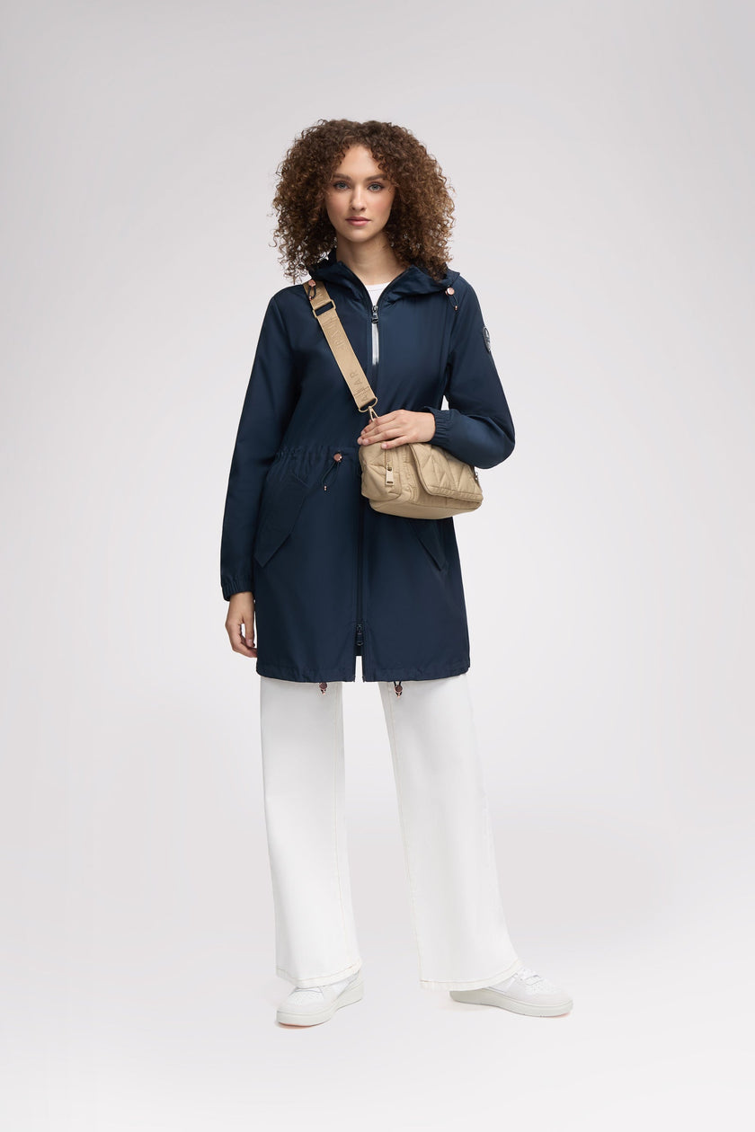 Galena Women's Hooded Short Raincoat