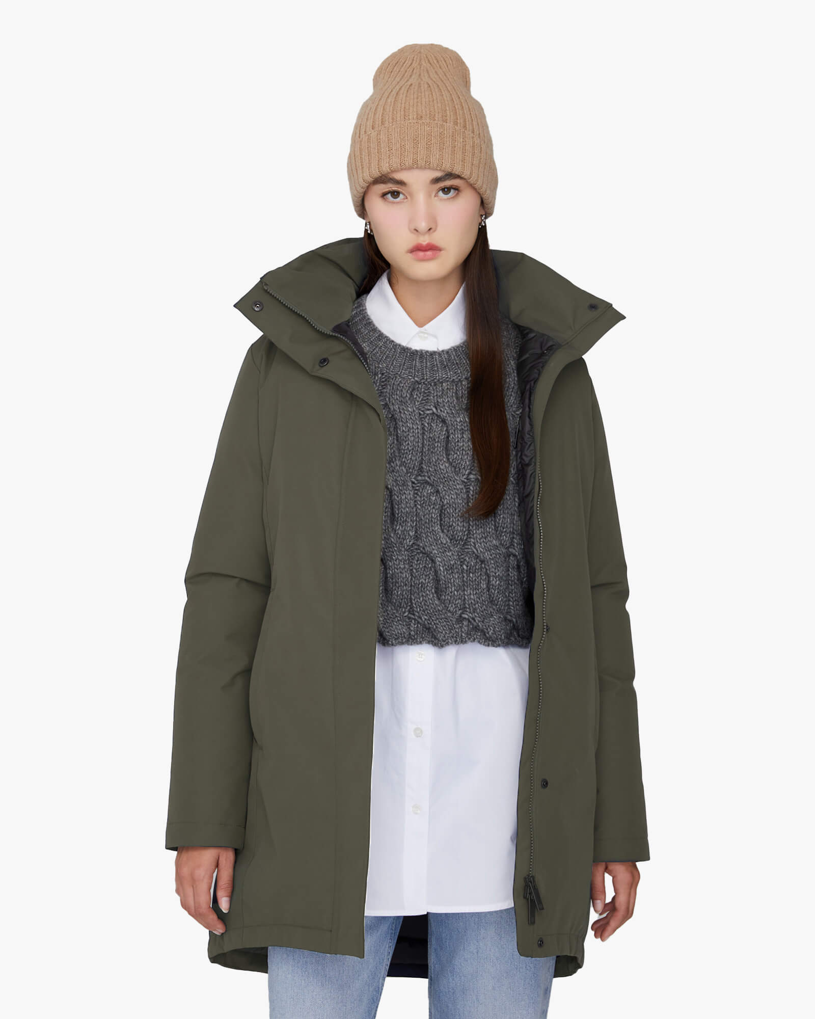 GENIA | Hooded Down Winter Jacket