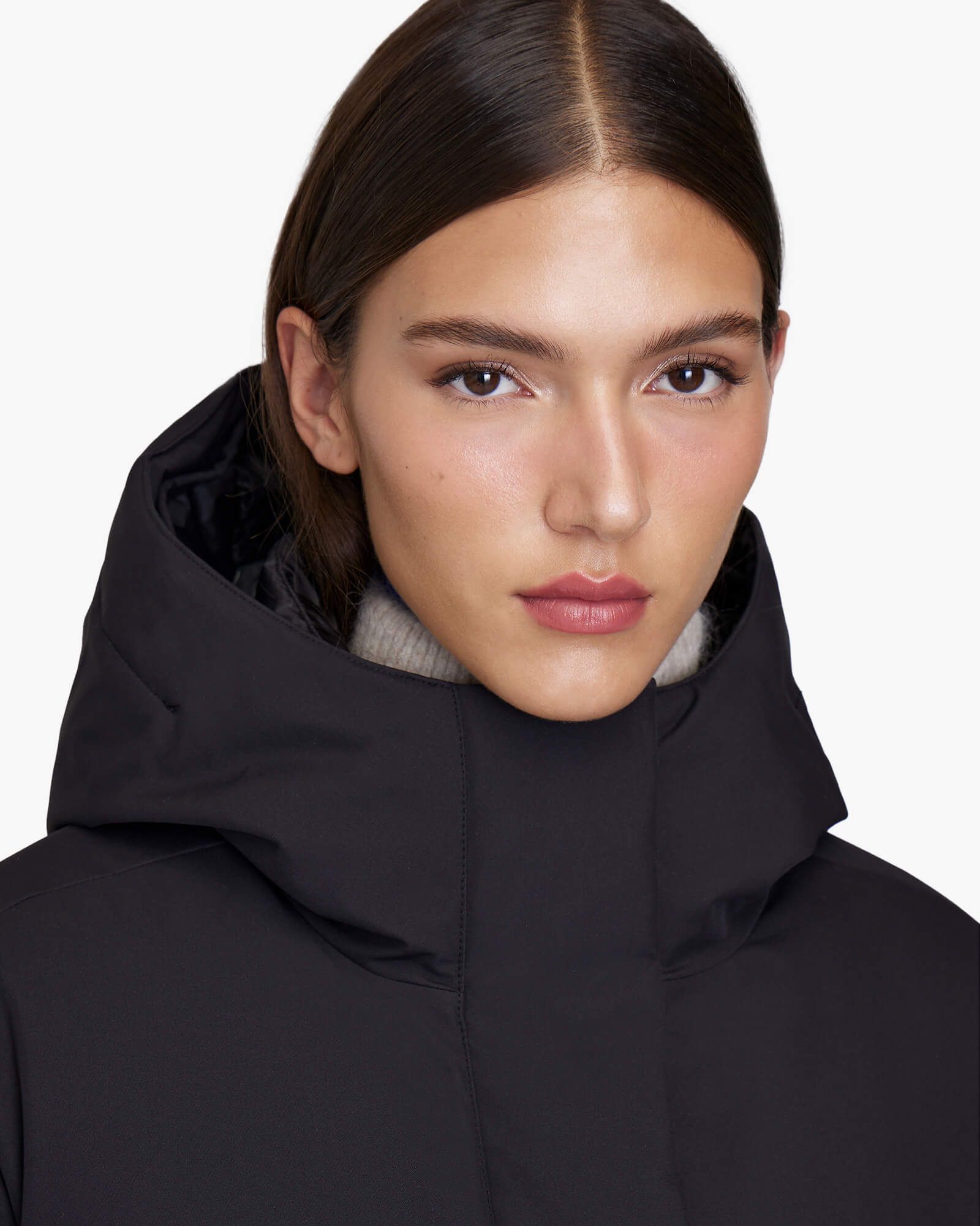 INES | Hooded Down Winter Jacket