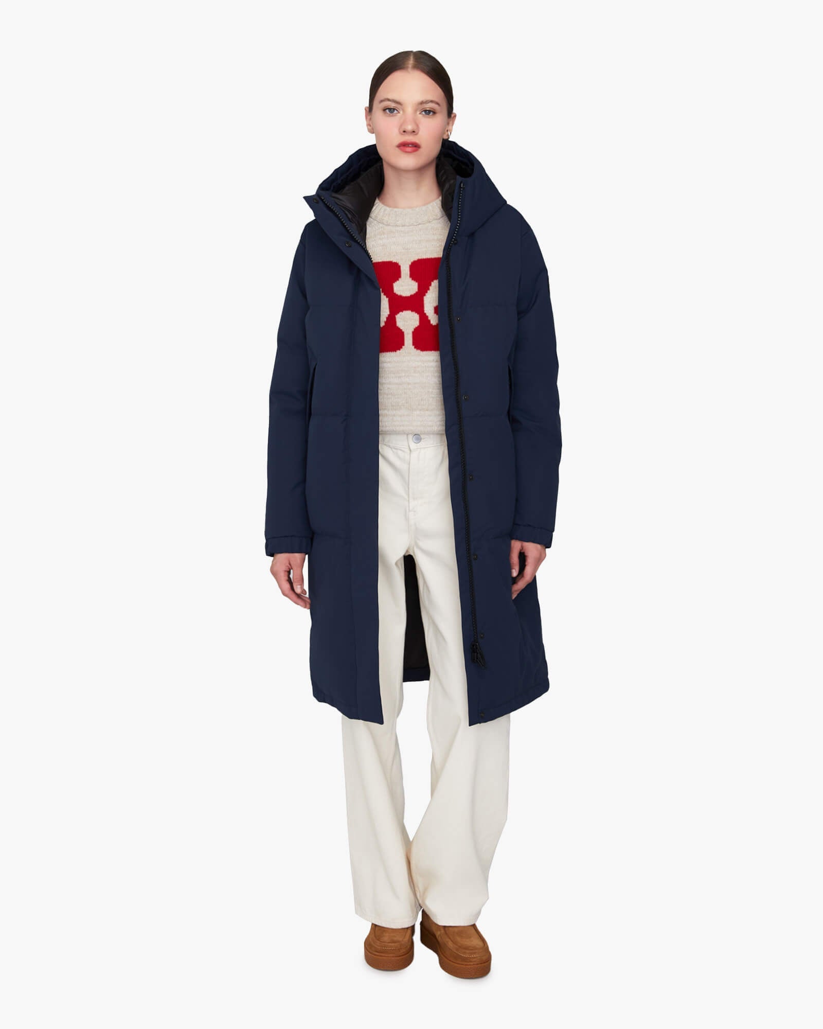 INES | Hooded Down Winter Jacket