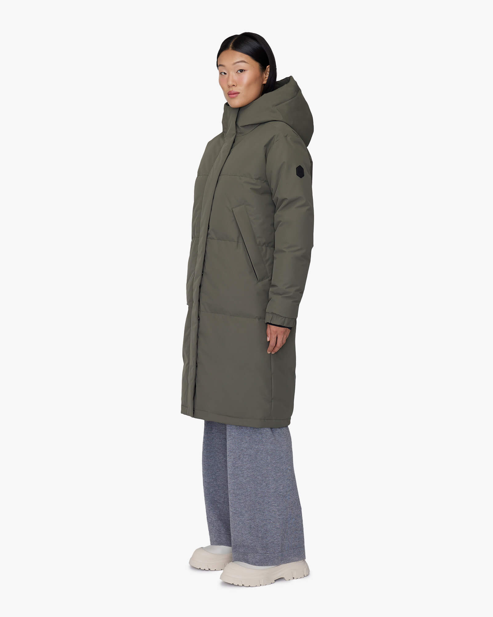 INES | Hooded Down Winter Jacket