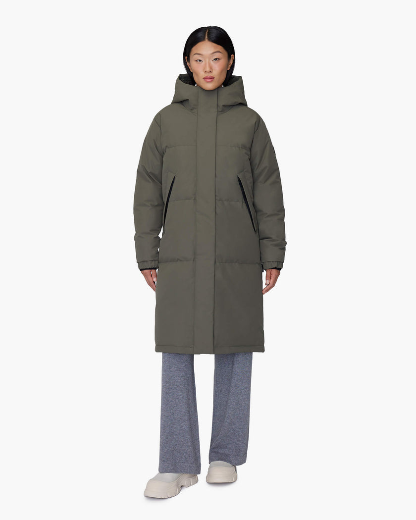 INES | Hooded Down Winter Jacket