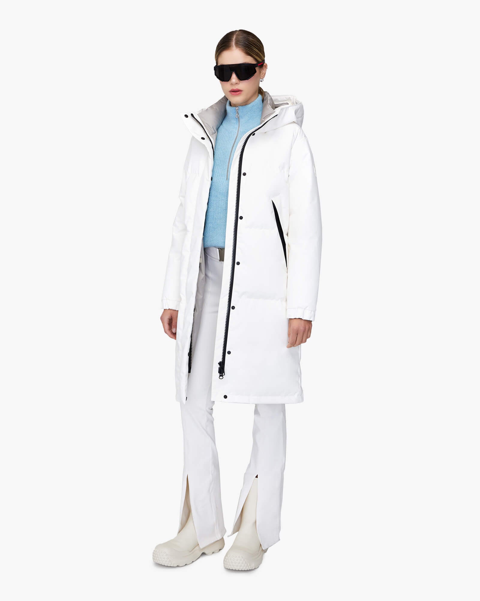 INES | Hooded Down Winter Jacket