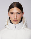 ISABELA | Lightweight Hooded Waisted Down Jacket