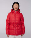 ISABELA | Lightweight Hooded Waisted Down Jacket