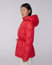 ISABELA | Lightweight Hooded Waisted Down Jacket