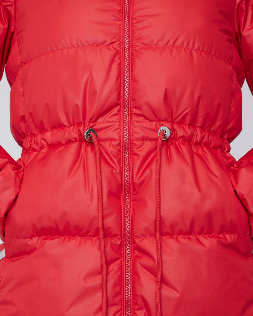 ISABELA | Lightweight Hooded Waisted Down Jacket