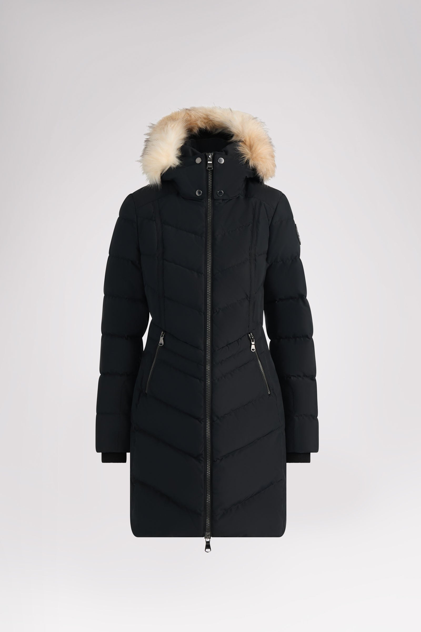 January Women's Quilted Puffer w/ Faux Fur