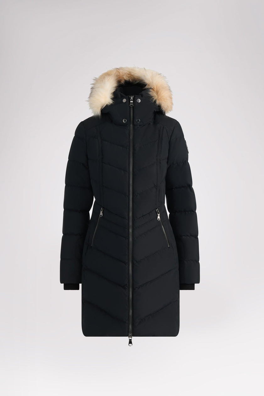 January Women's Quilted Puffer w/ Faux Fur