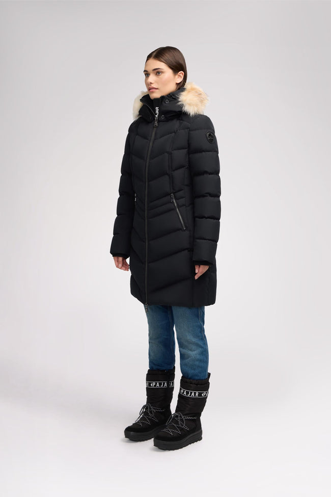 January Women's Quilted Puffer w/ Faux Fur