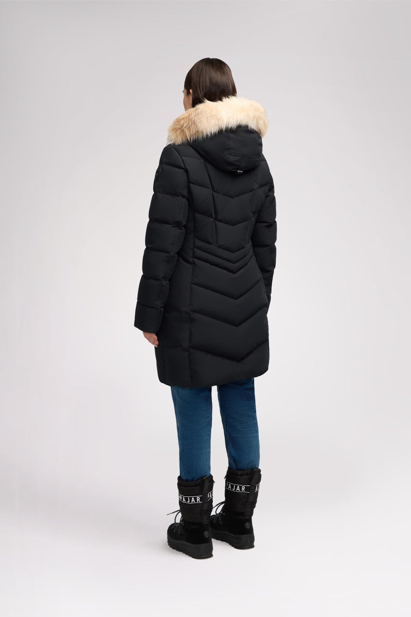 January Women's Quilted Puffer w/ Faux Fur
