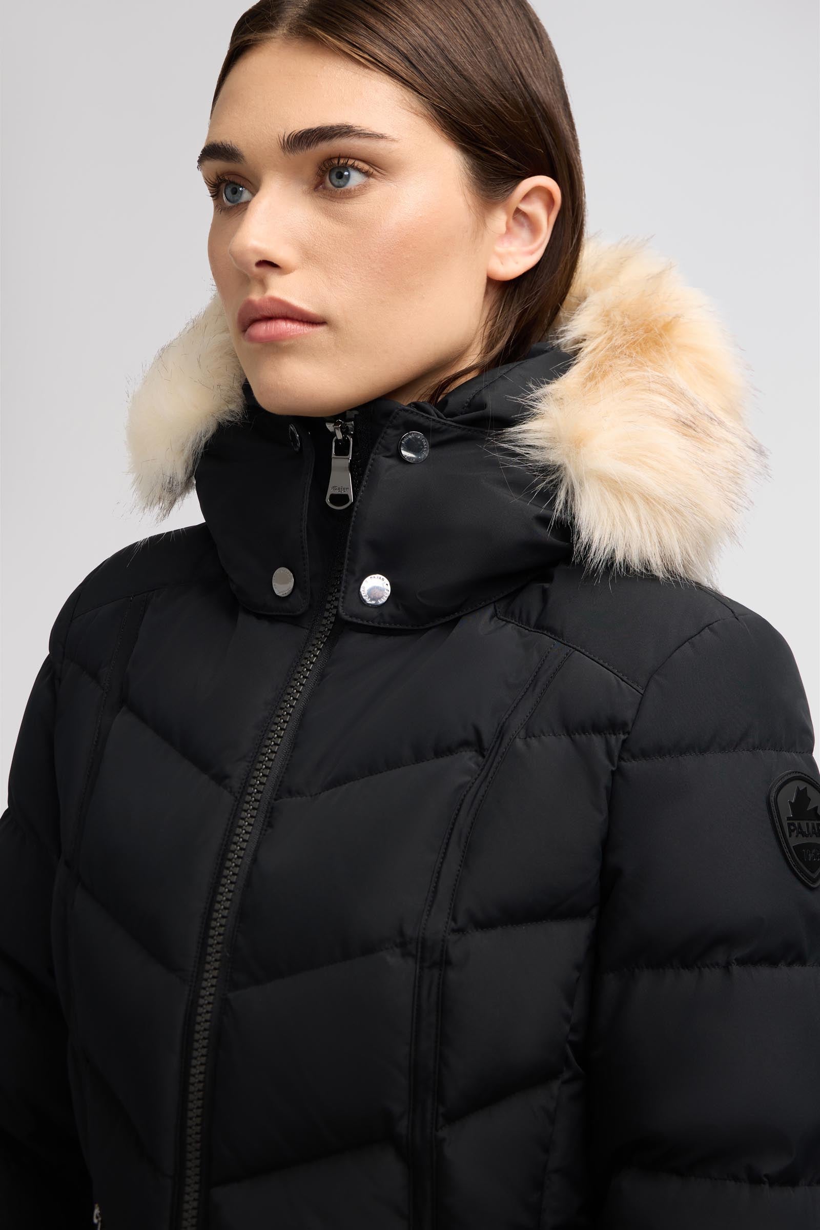 January Women's Quilted Puffer w/ Faux Fur