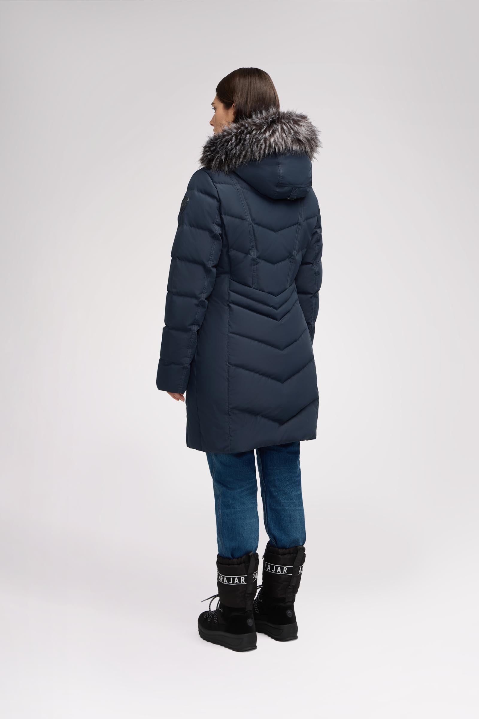 January Women's Quilted Puffer w/ Faux Fur