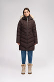 January Women's Quilted Puffer w/ Faux Fur