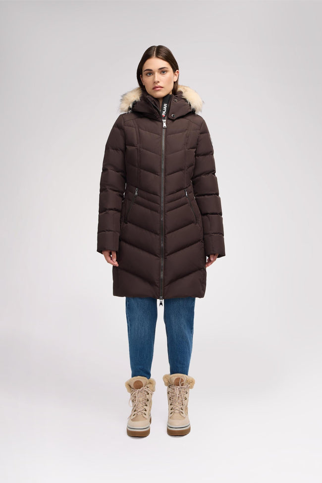 January Women's Quilted Puffer w/ Faux Fur