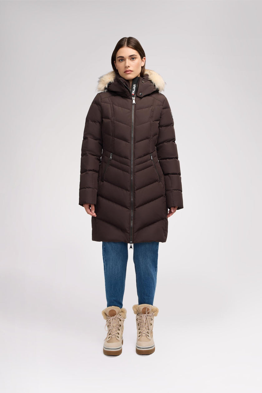January Women's Quilted Puffer w/ Faux Fur