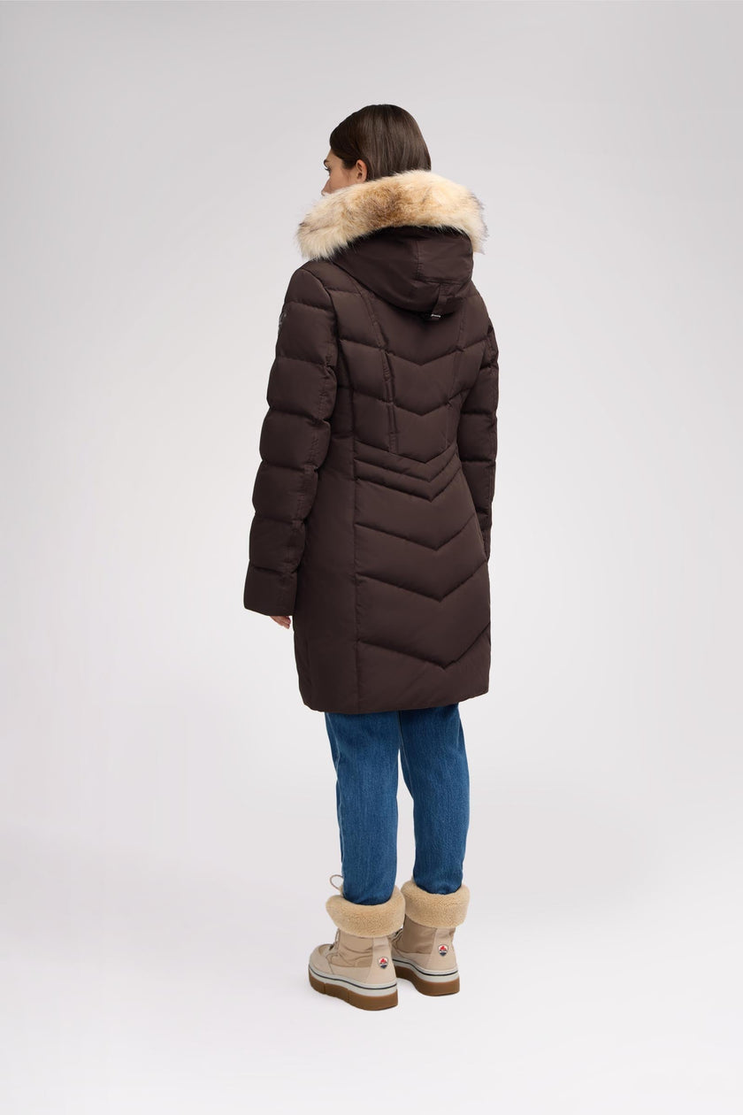 January Women's Quilted Puffer w/ Faux Fur