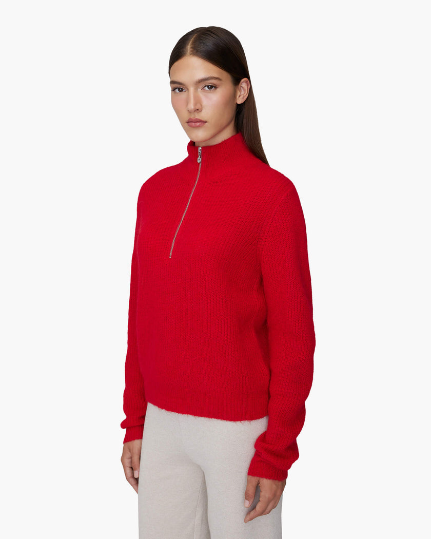 KATRINA | Half-zip Sweater