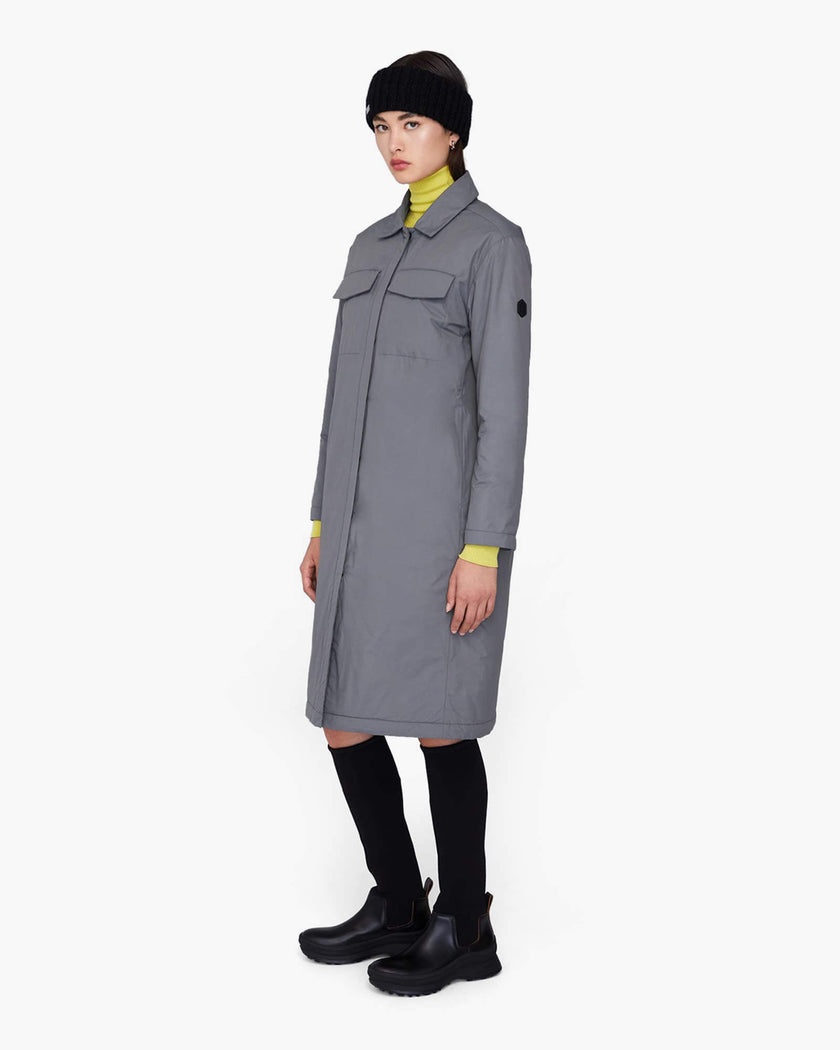 LINA | Long Insulated Shirt Jacket
