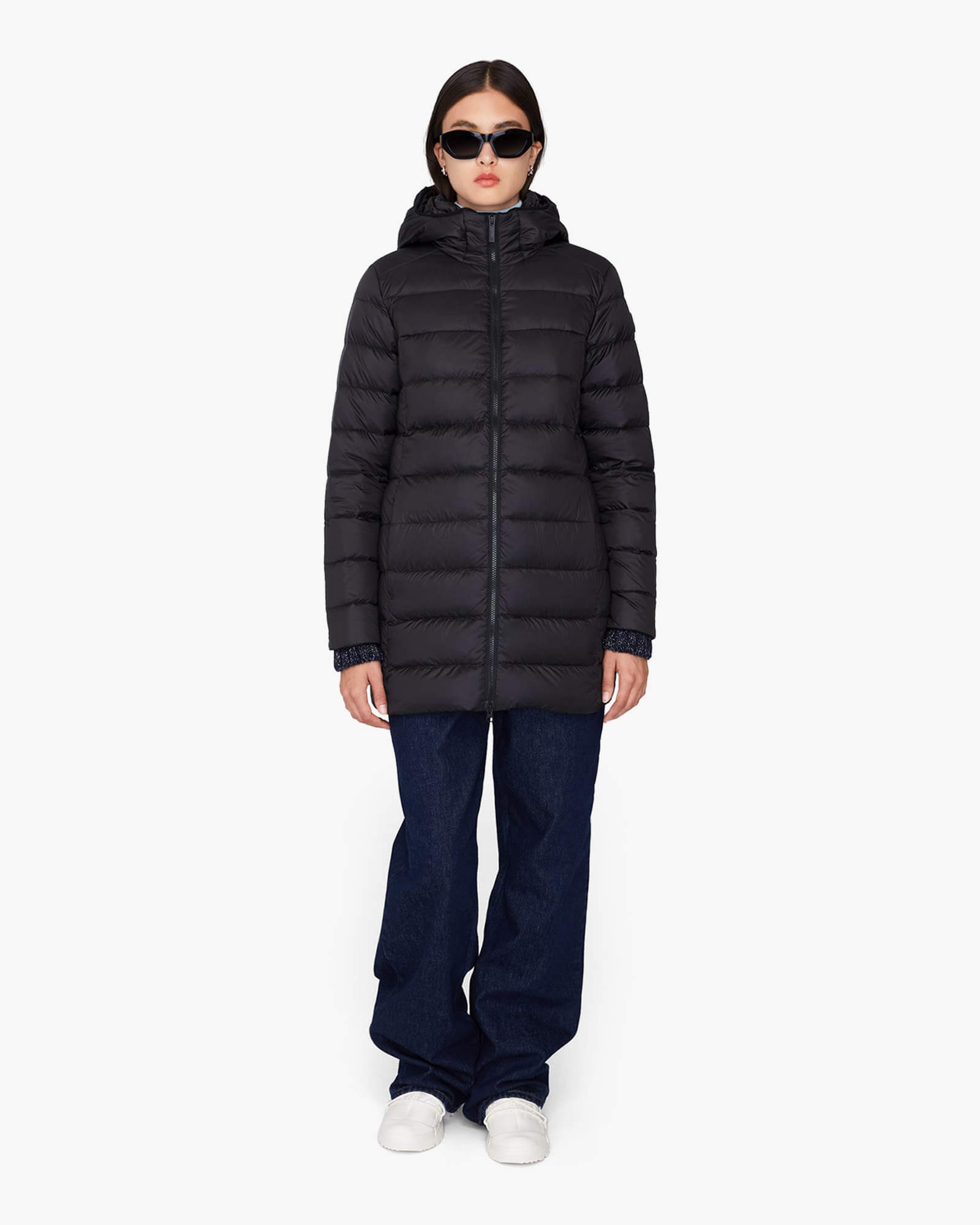 LIVIA MID | Lightweight Hooded Down Jacket