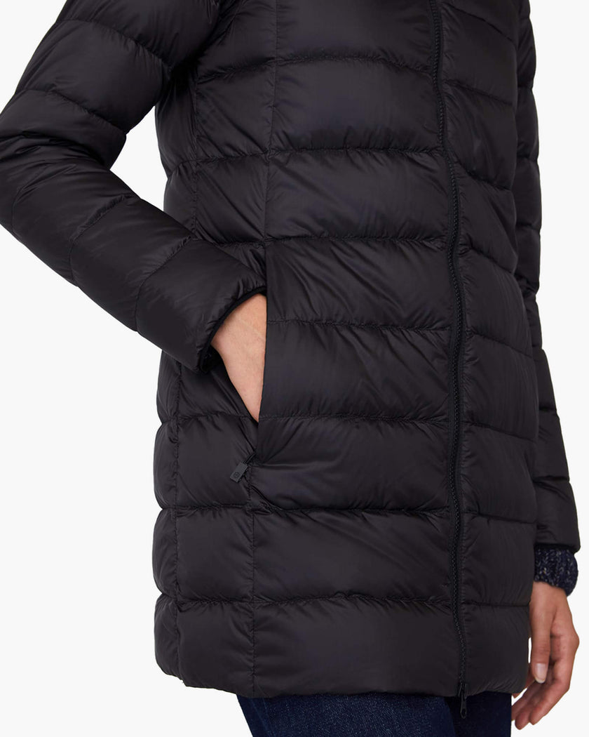 LIVIA MID | Lightweight Hooded Down Jacket