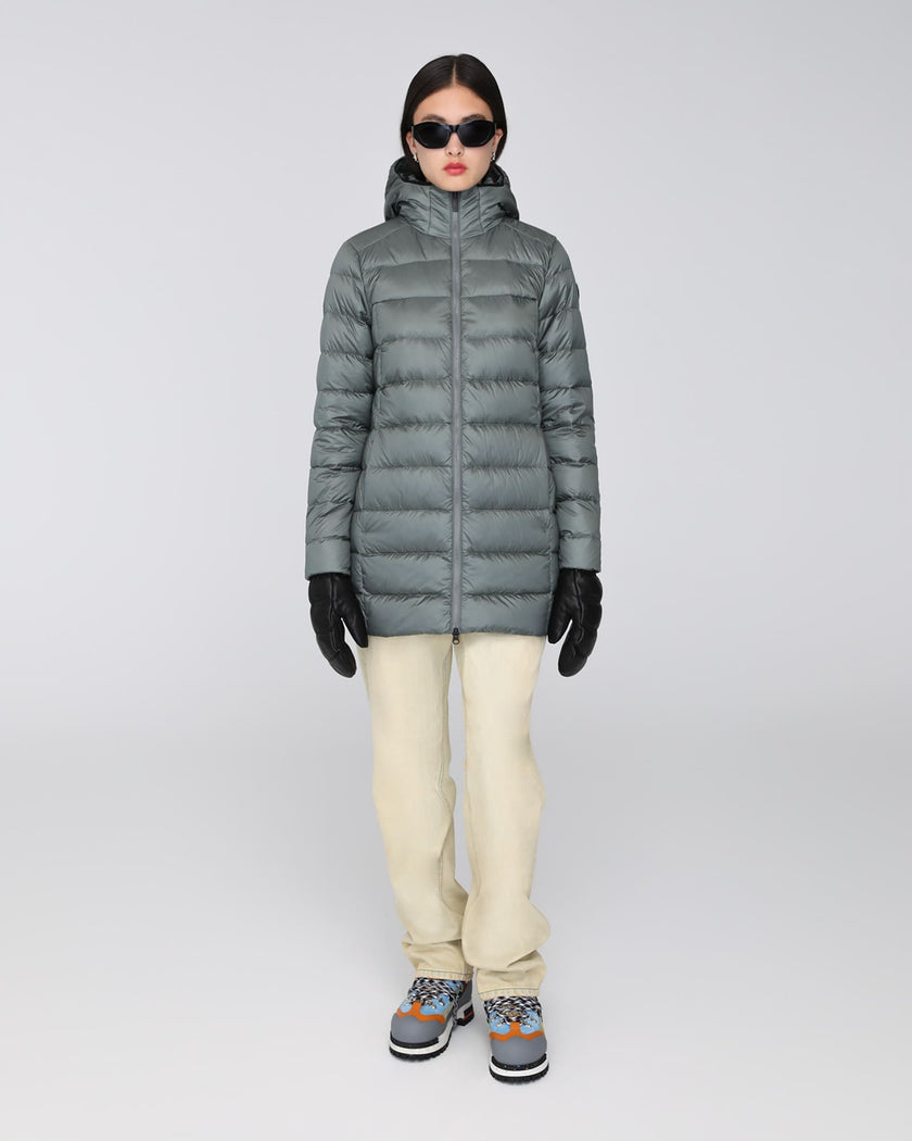 LIVIA MID | Lightweight Hooded Down Jacket