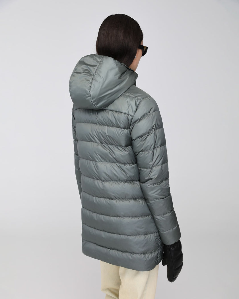 LIVIA MID | Lightweight Hooded Down Jacket