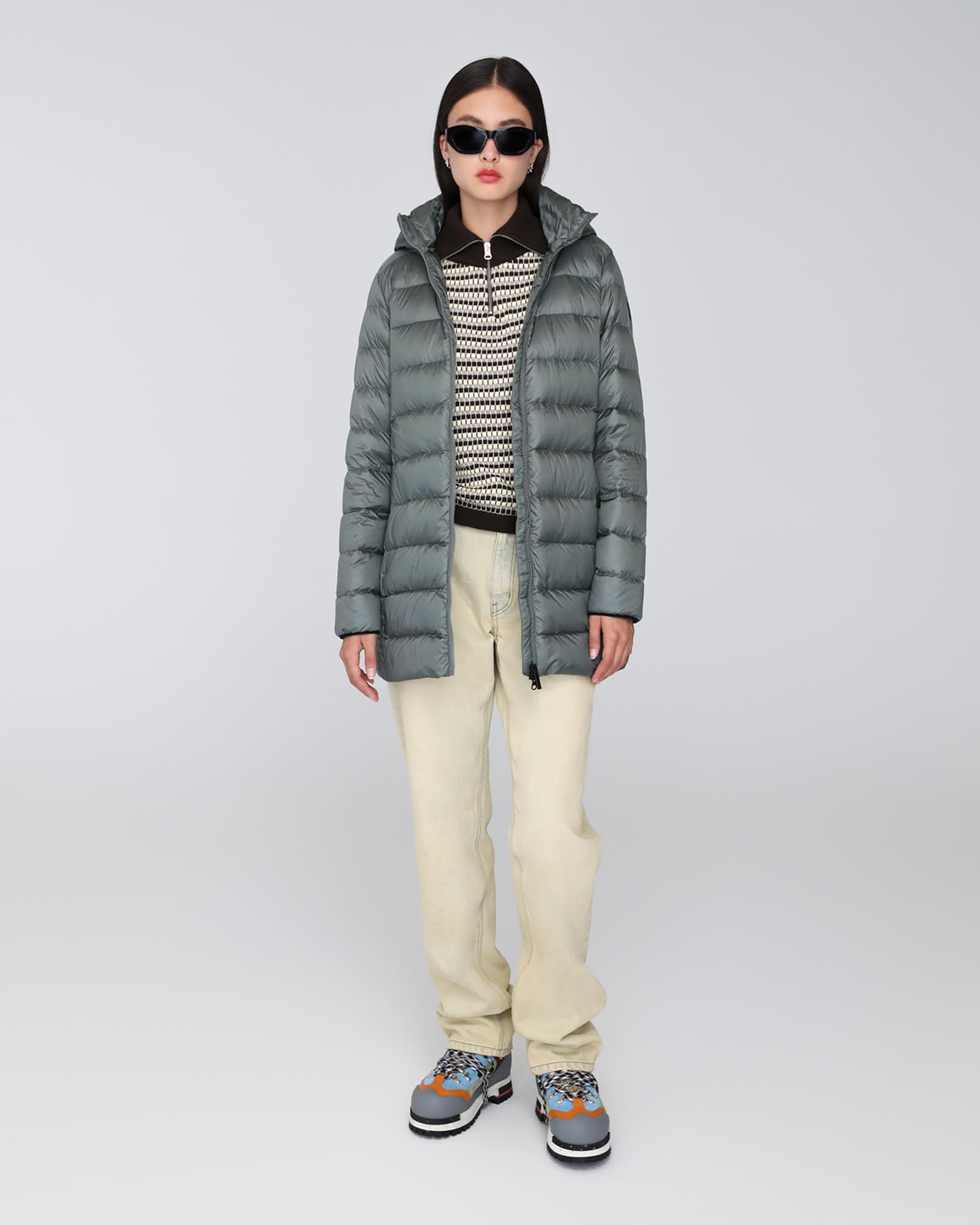 LIVIA MID | Lightweight Hooded Down Jacket