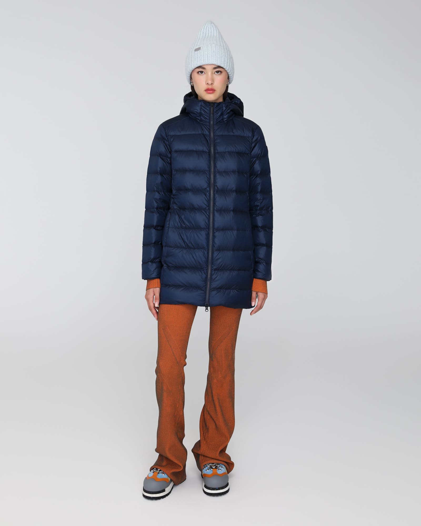 LIVIA MID | Lightweight Hooded Down Jacket