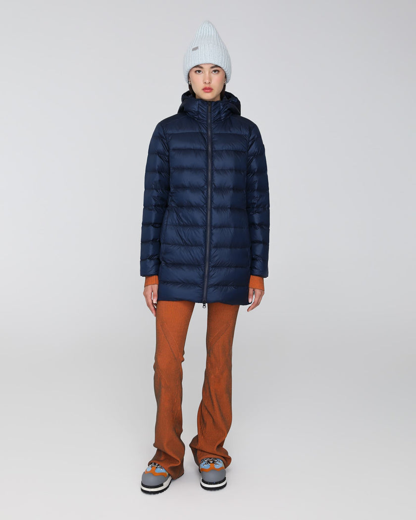 LIVIA MID | Lightweight Hooded Down Jacket