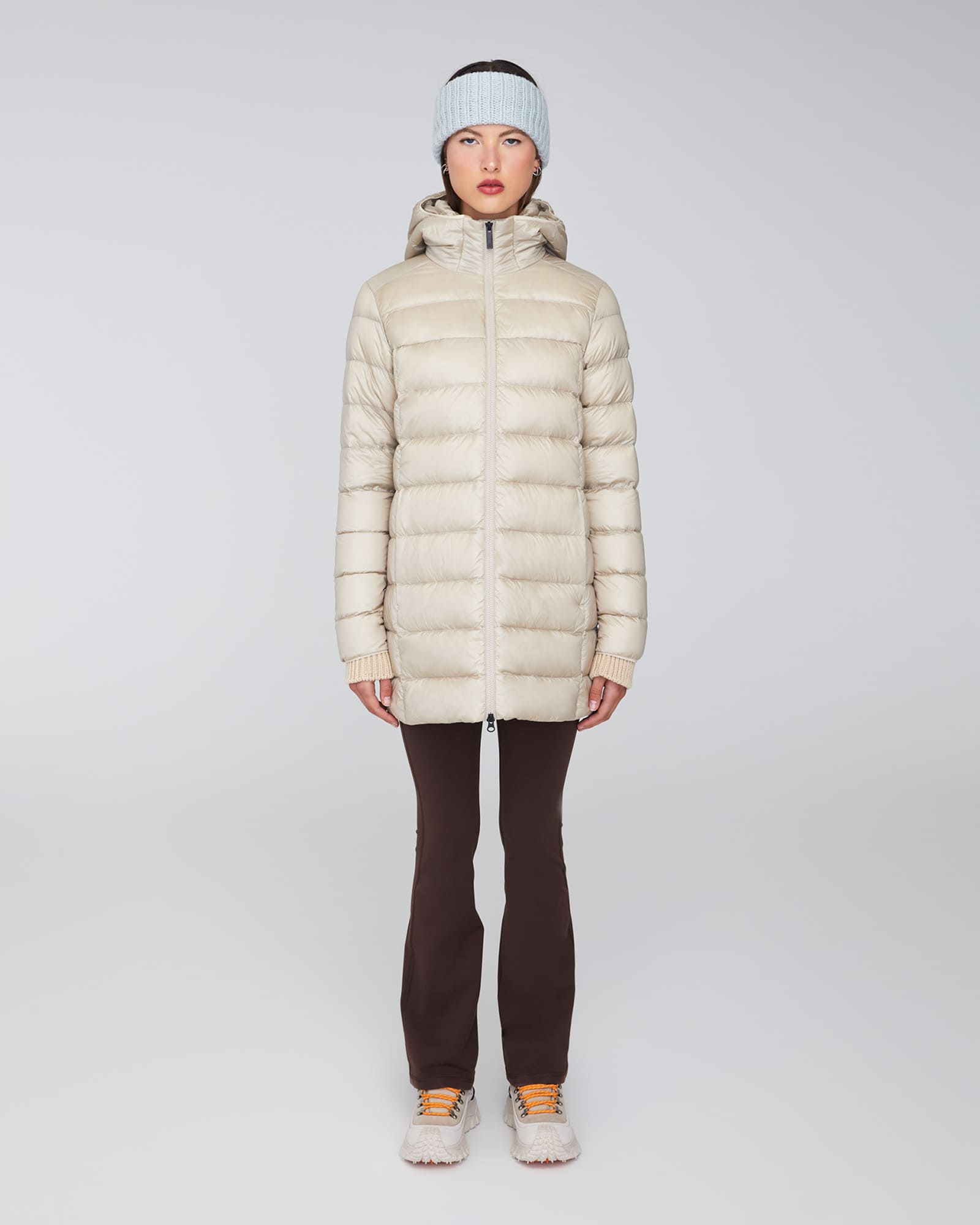 LIVIA MID | Lightweight Hooded Down Jacket