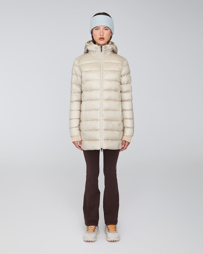 LIVIA MID | Lightweight Hooded Down Jacket