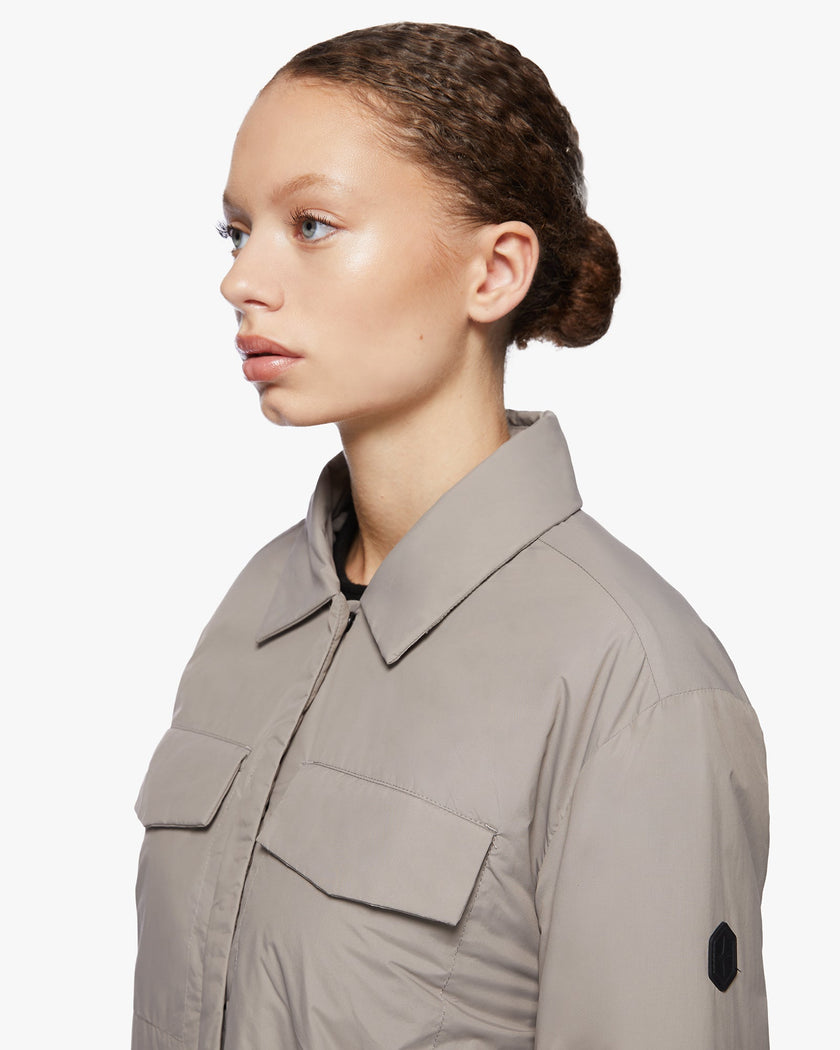 LINA | Long Insulated Shirt Jacket