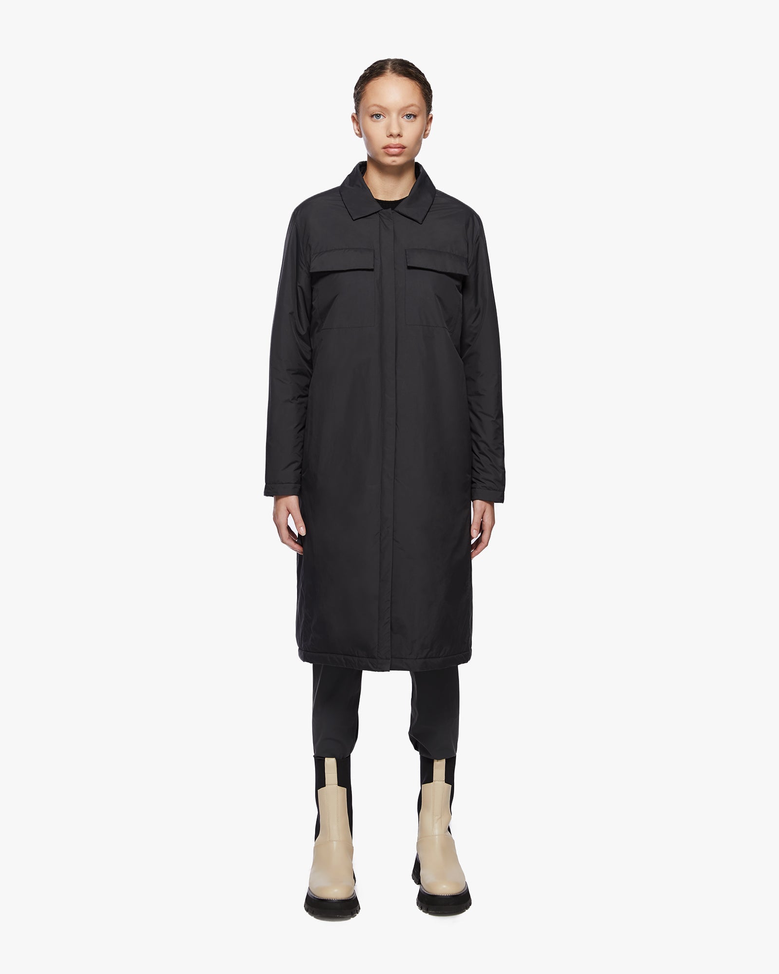 LINA | Long Insulated Shirt Jacket