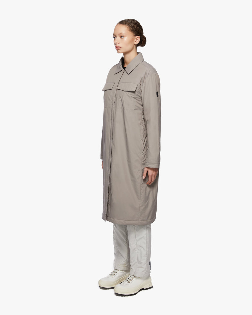 LINA | Long Insulated Shirt Jacket