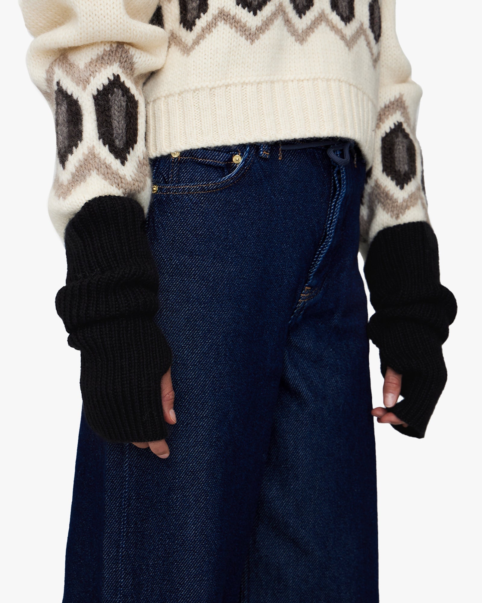 MARIA | Alpaca Fingerless Gloves