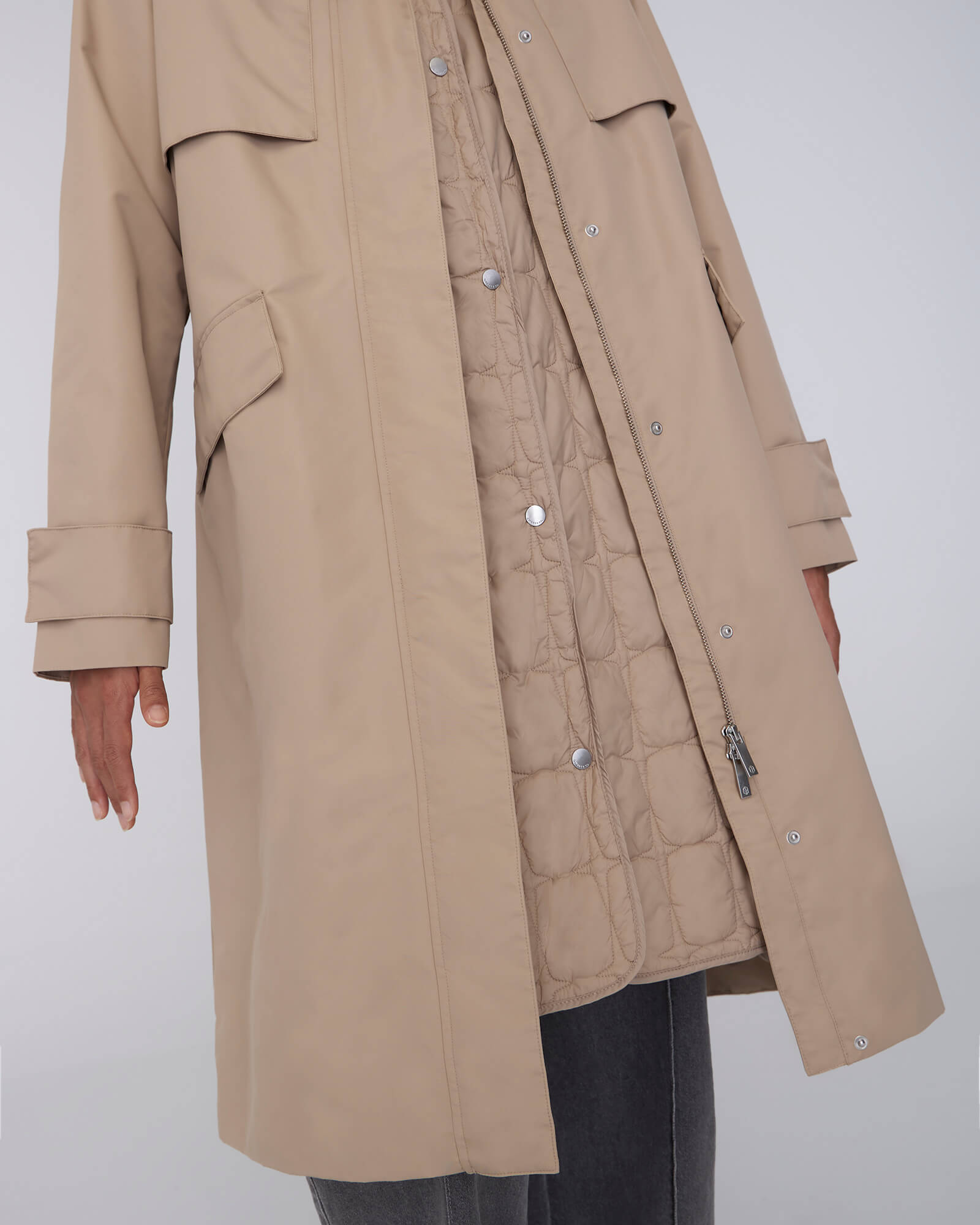 MARINA | Hooded 3-in-1 Trench Coat