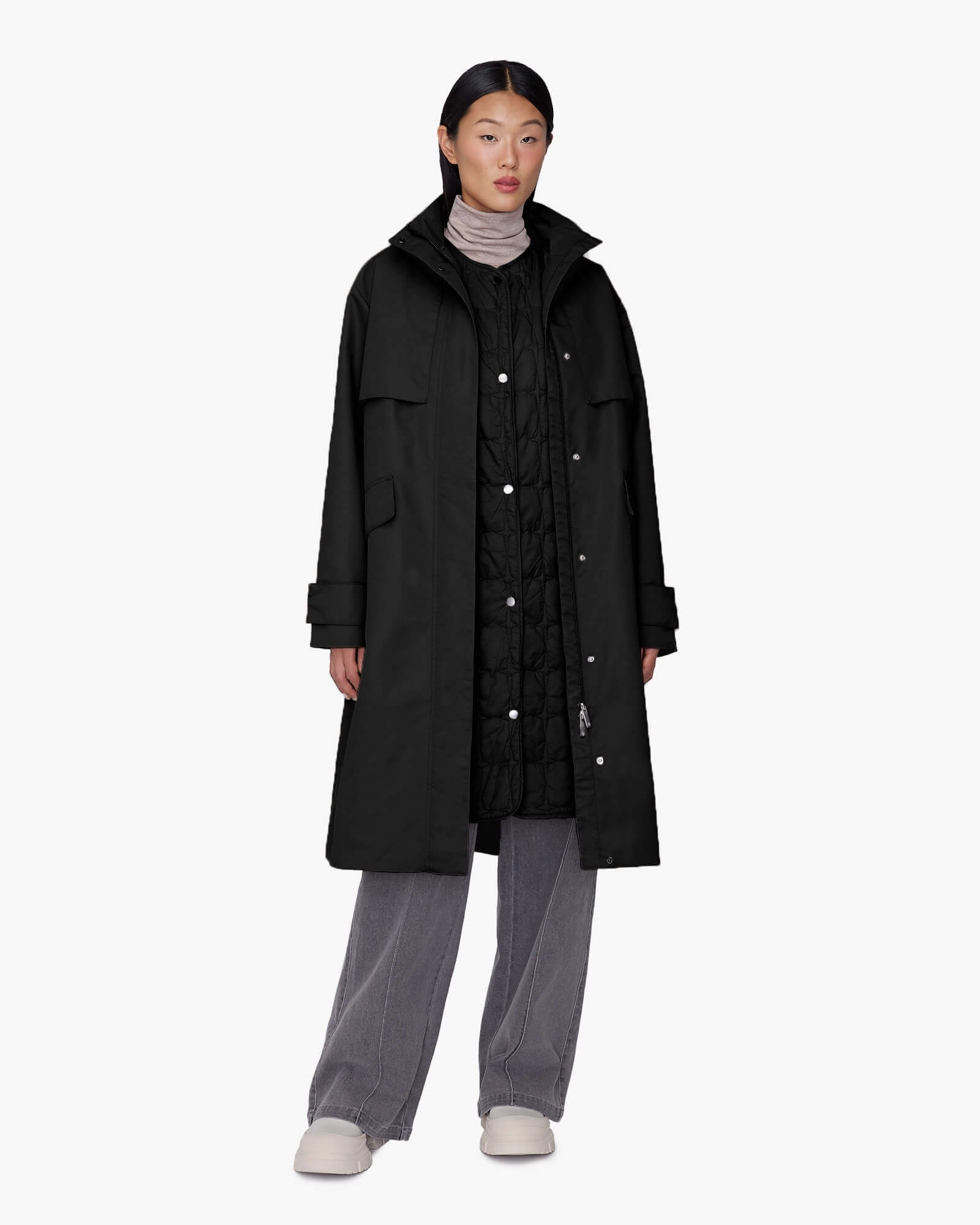MARINA | Hooded 3-in-1 Trench Coat