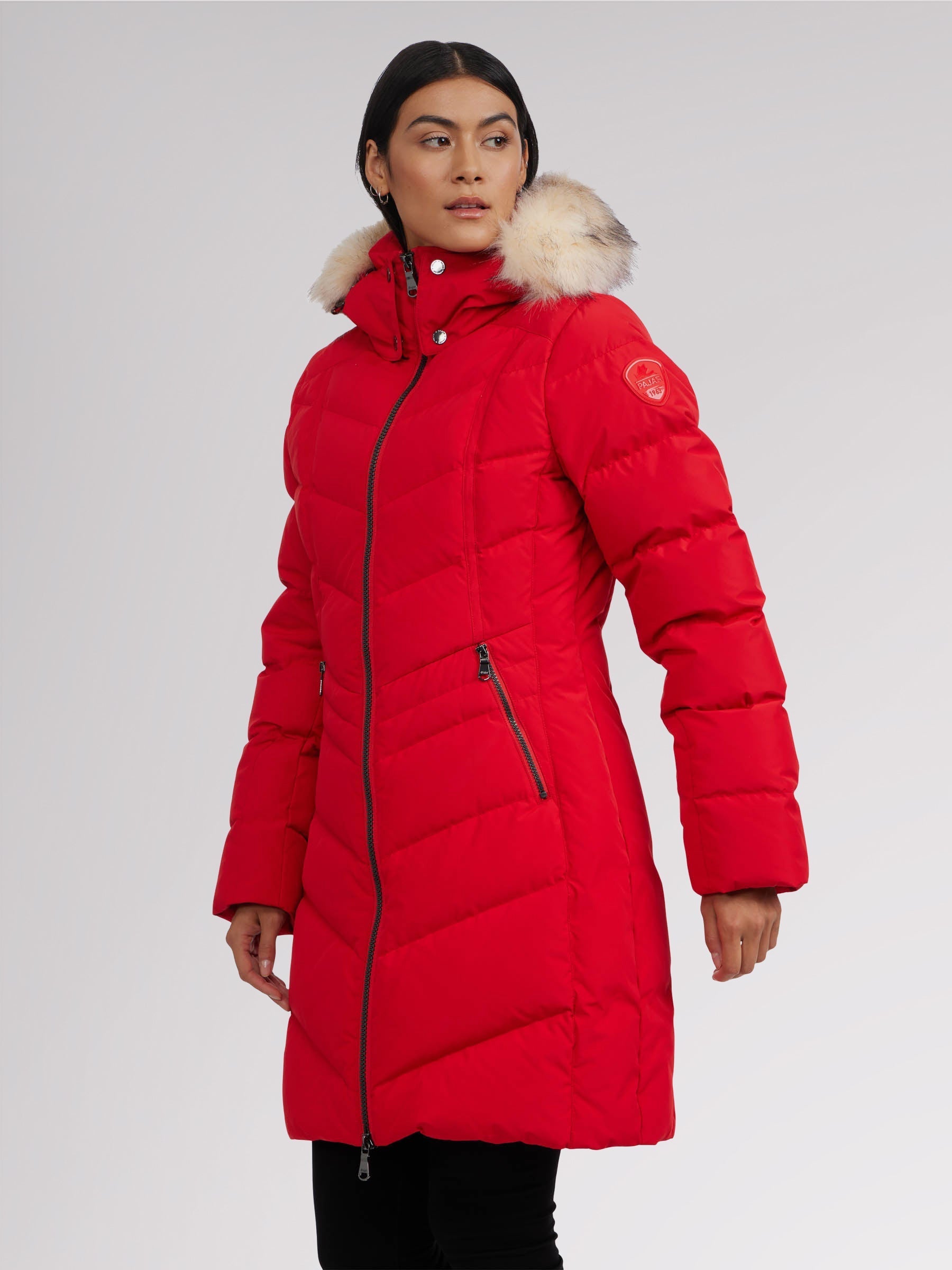 January Women's Quilted Puffer w/ Faux Fur
