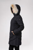 Queens Quilted Puffer w/Faux Fur Hood Trim
