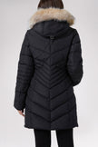 Queens Quilted Puffer w/Faux Fur Hood Trim