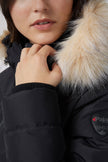 Queens Quilted Puffer w/Faux Fur Hood Trim