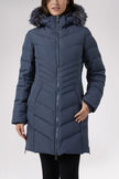 Queens Quilted Puffer w/Faux Fur Hood Trim