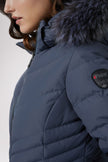 Queens Quilted Puffer w/Faux Fur Hood Trim