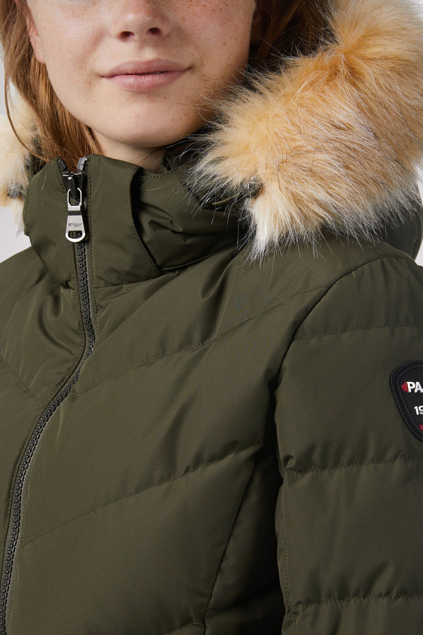 Queens Quilted Puffer w/Faux Fur Hood Trim