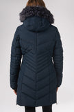 Queens Quilted Puffer w/Faux Fur Hood Trim