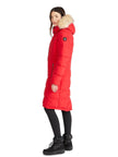 Jupiter Women's Puffer Jacket w/ Faux Fur Trim